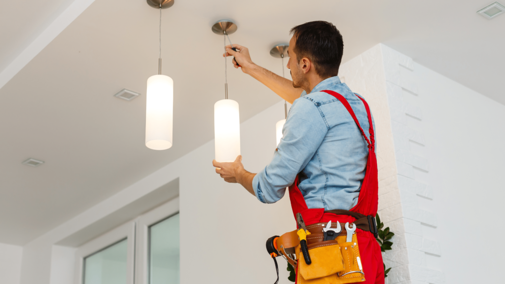 Installing light fixture