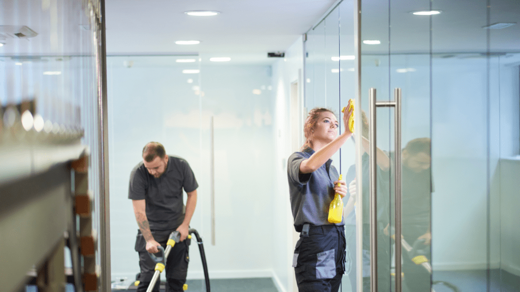 commercial and office cleaning